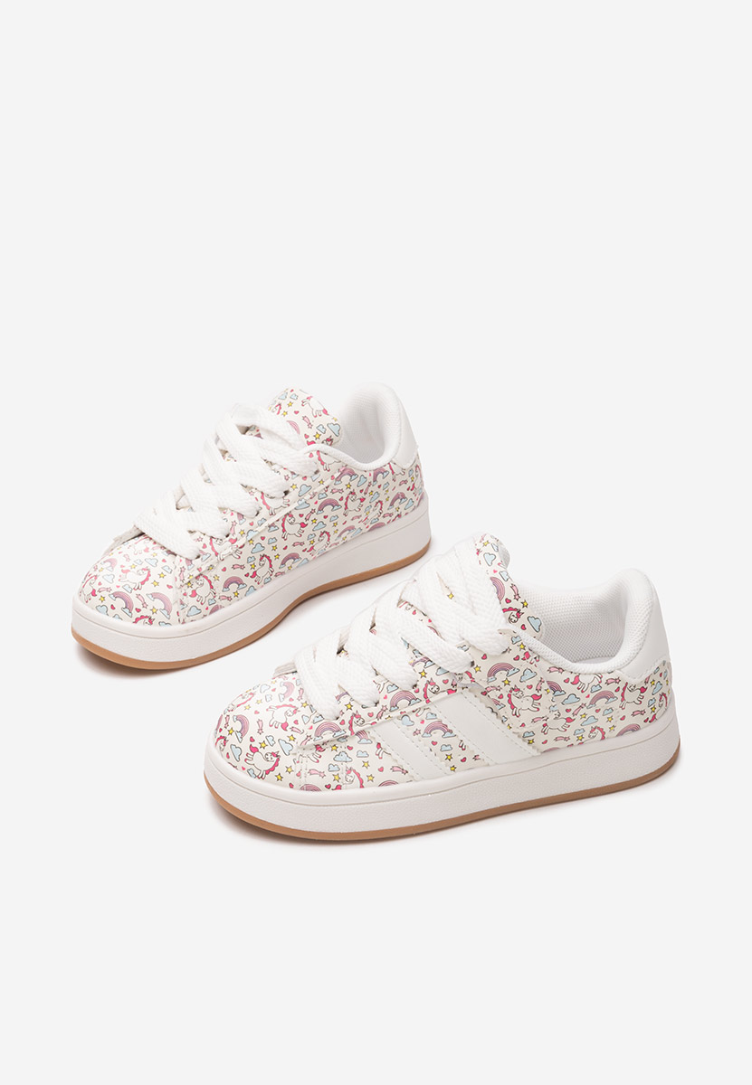 Białe sneakersy dziewczęce Blush