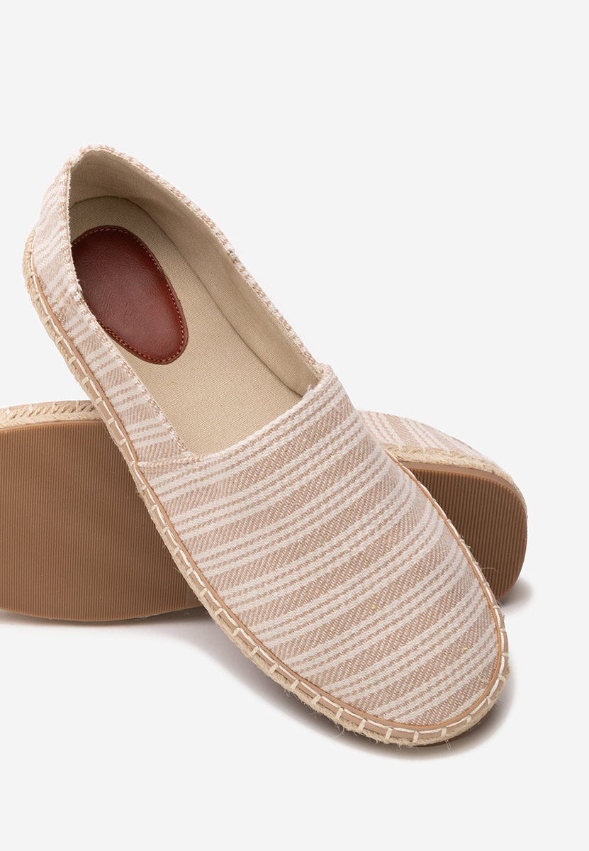 Beżowe espadryle męskie Jonie