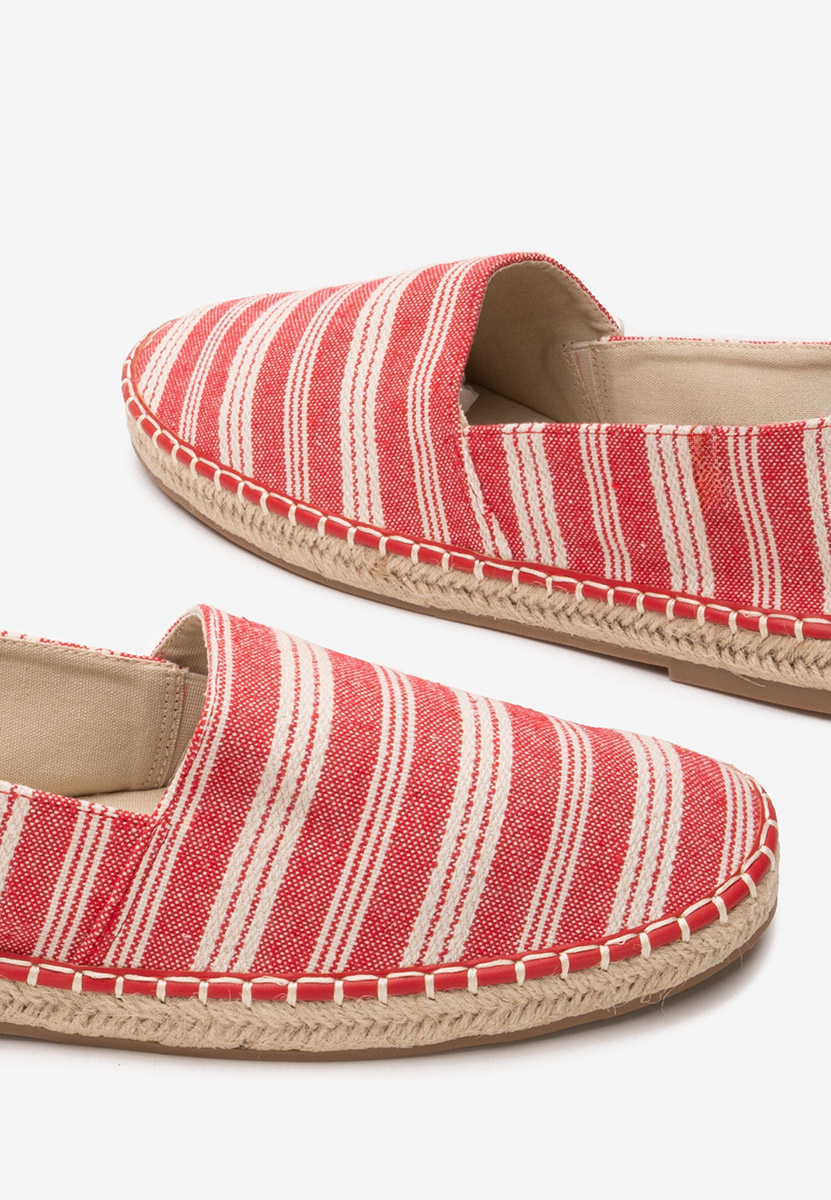 Czerwone espadryle męskie Jonie