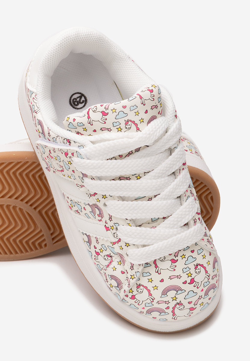 Białe sneakersy dziewczęce Blush