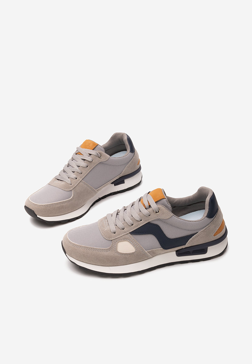 Szare sneakersy męskie Darwin