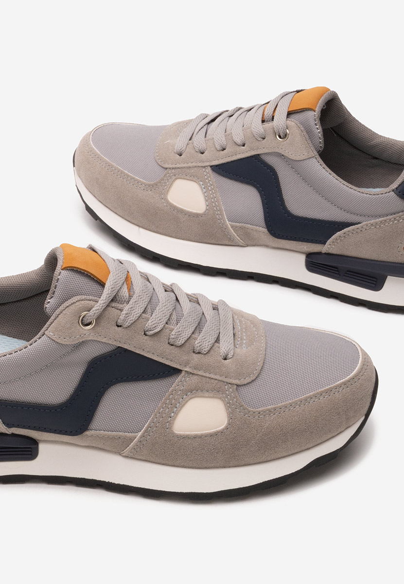 Szare sneakersy męskie Darwin