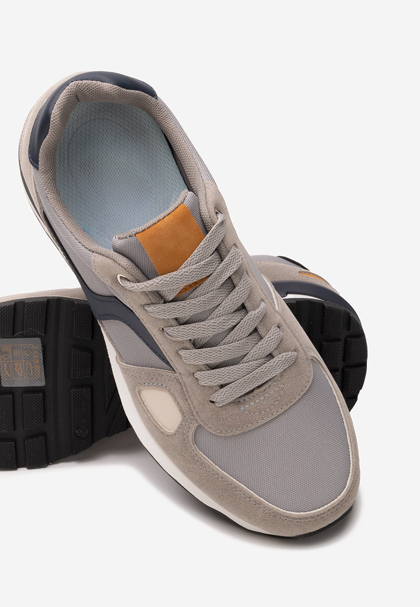 Szare sneakersy męskie Darwin