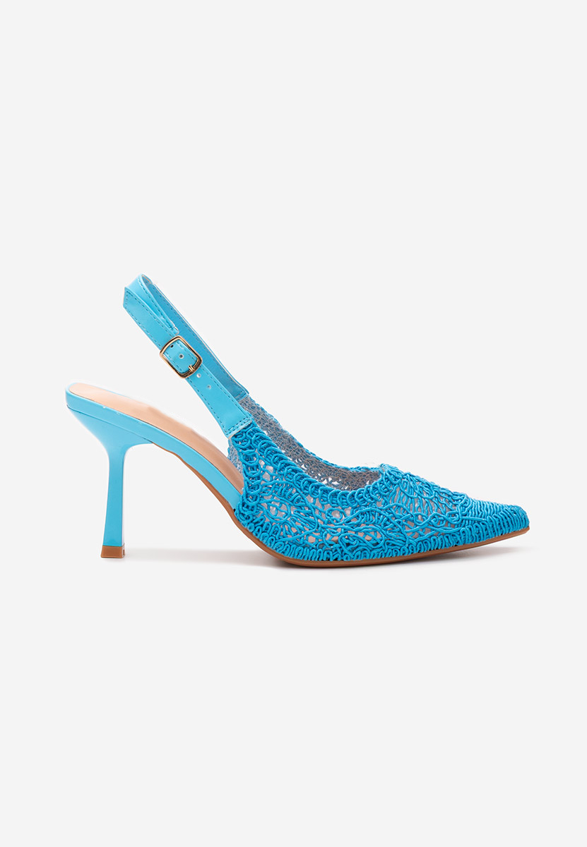 Niebieski szpilki na obcasie Besima