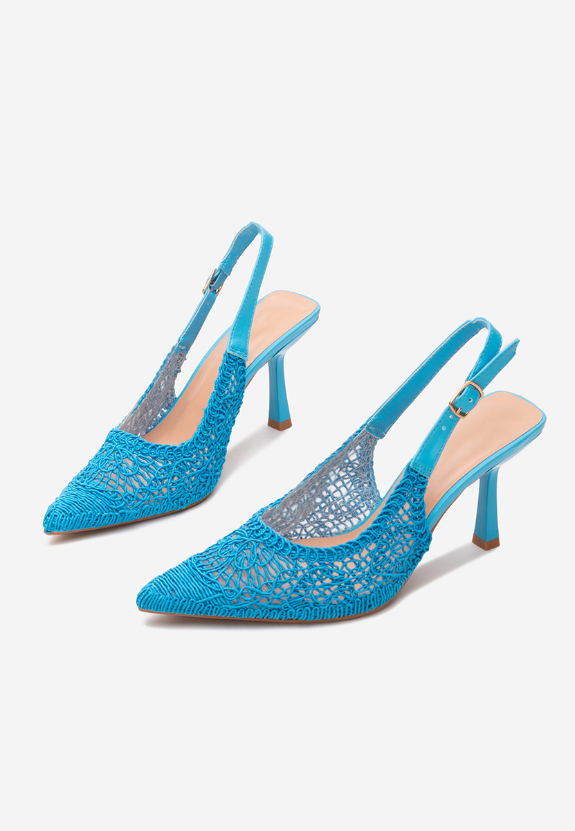 Niebieski szpilki na obcasie Besima