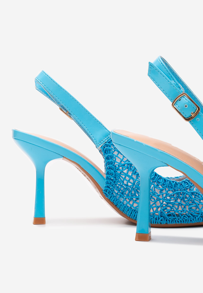 Niebieski szpilki na obcasie Besima