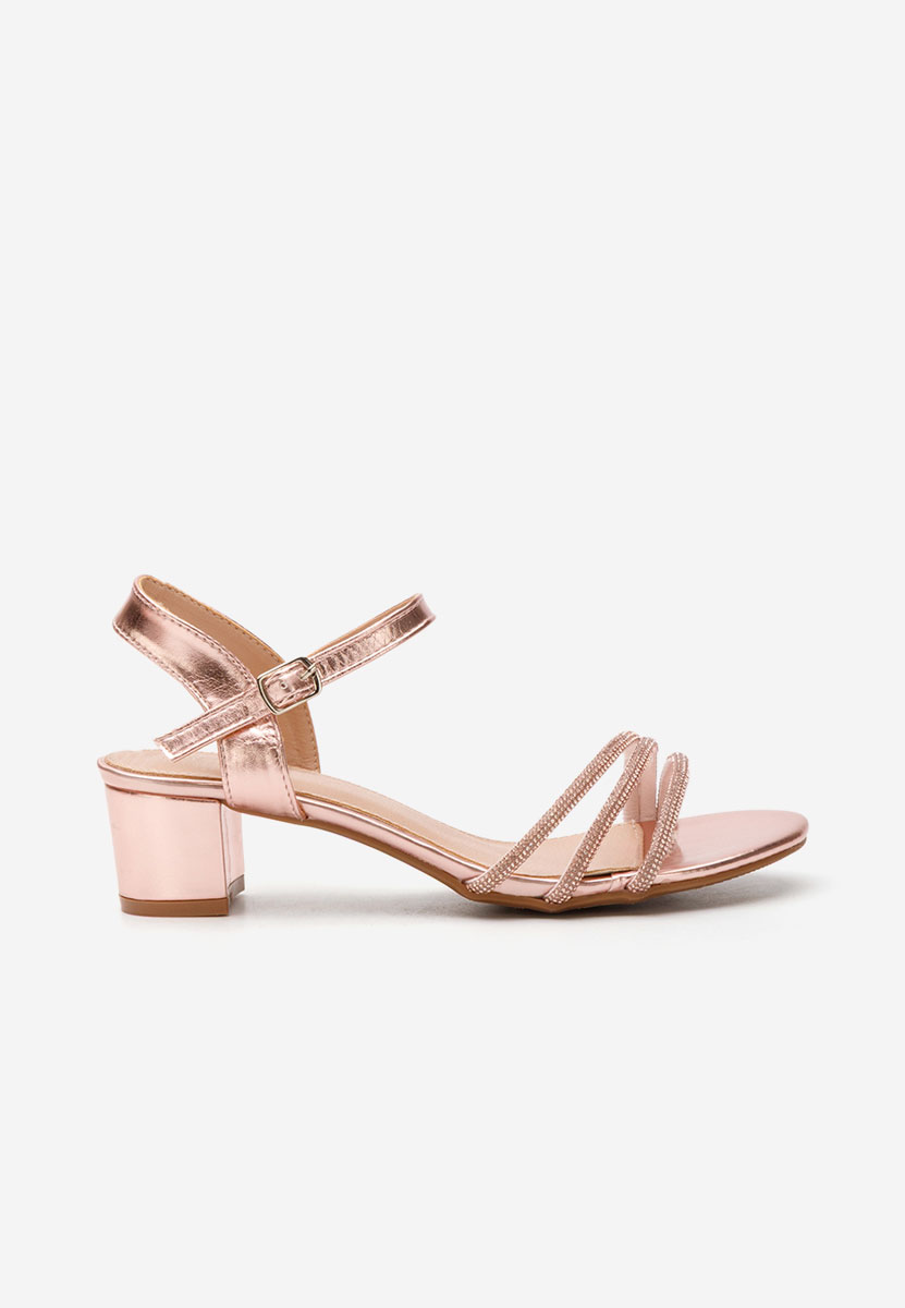 Różowe sandały dziewczęce Irerda