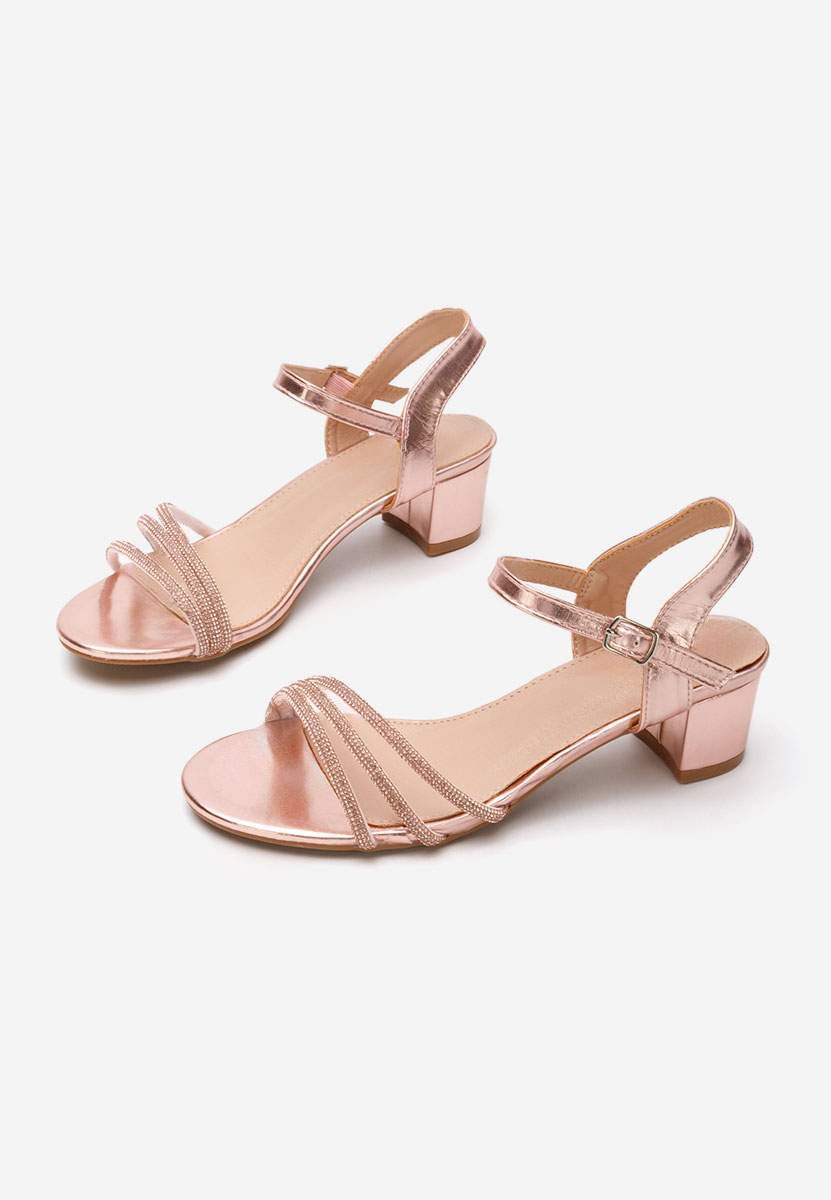 Różowe sandały dziewczęce Irerda