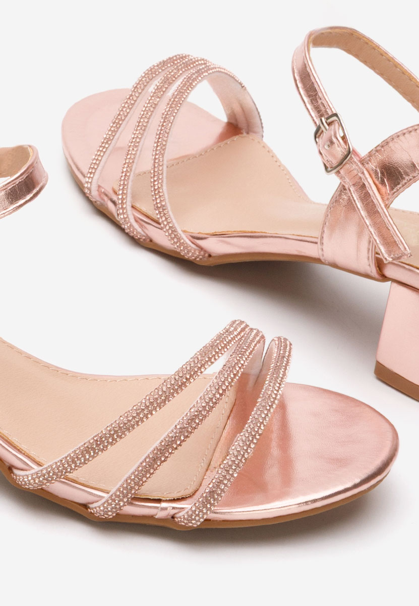 Różowe sandały dziewczęce Irerda