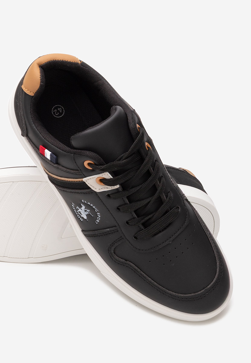 Czarne sneakersy męskie Myke