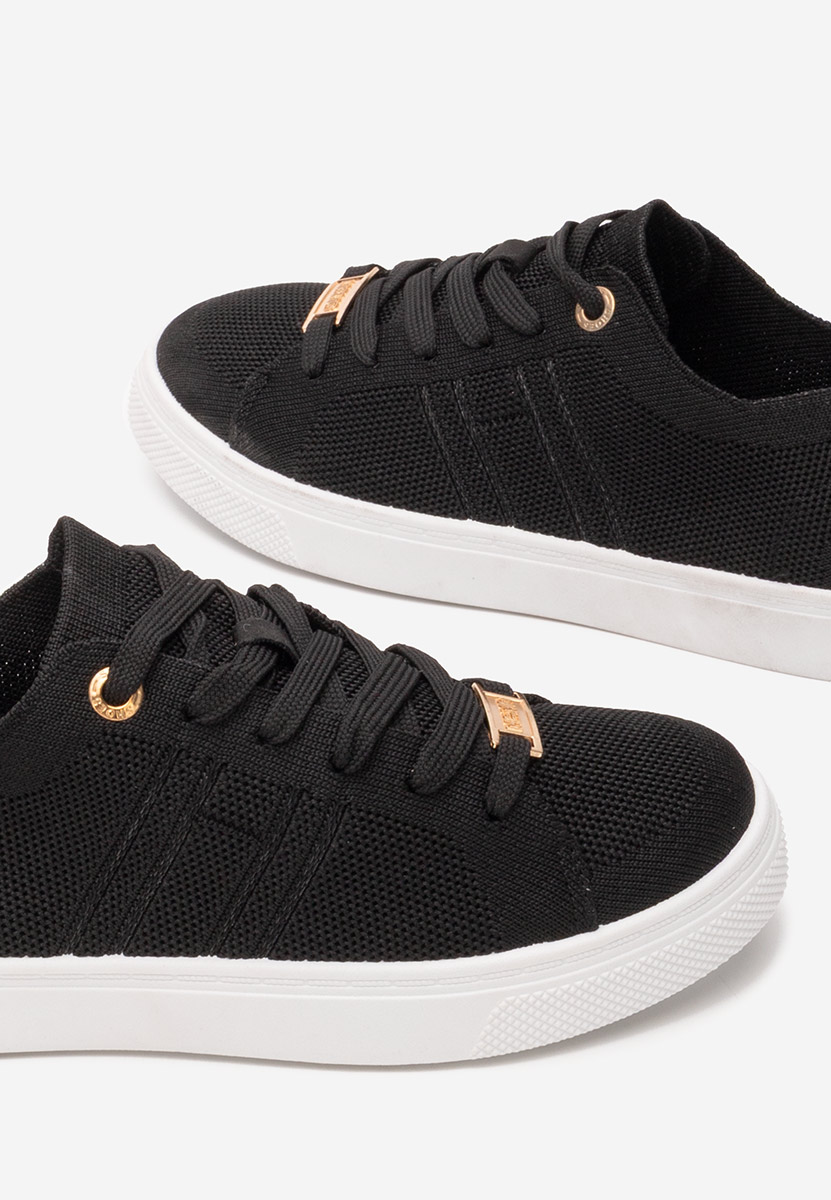 Czarne sneakersy damskie Belinda