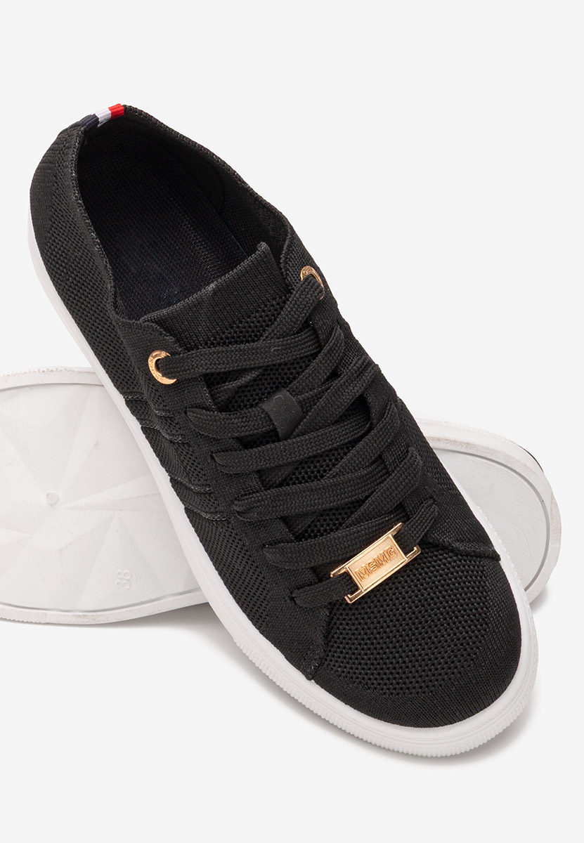 Czarne sneakersy damskie Belinda