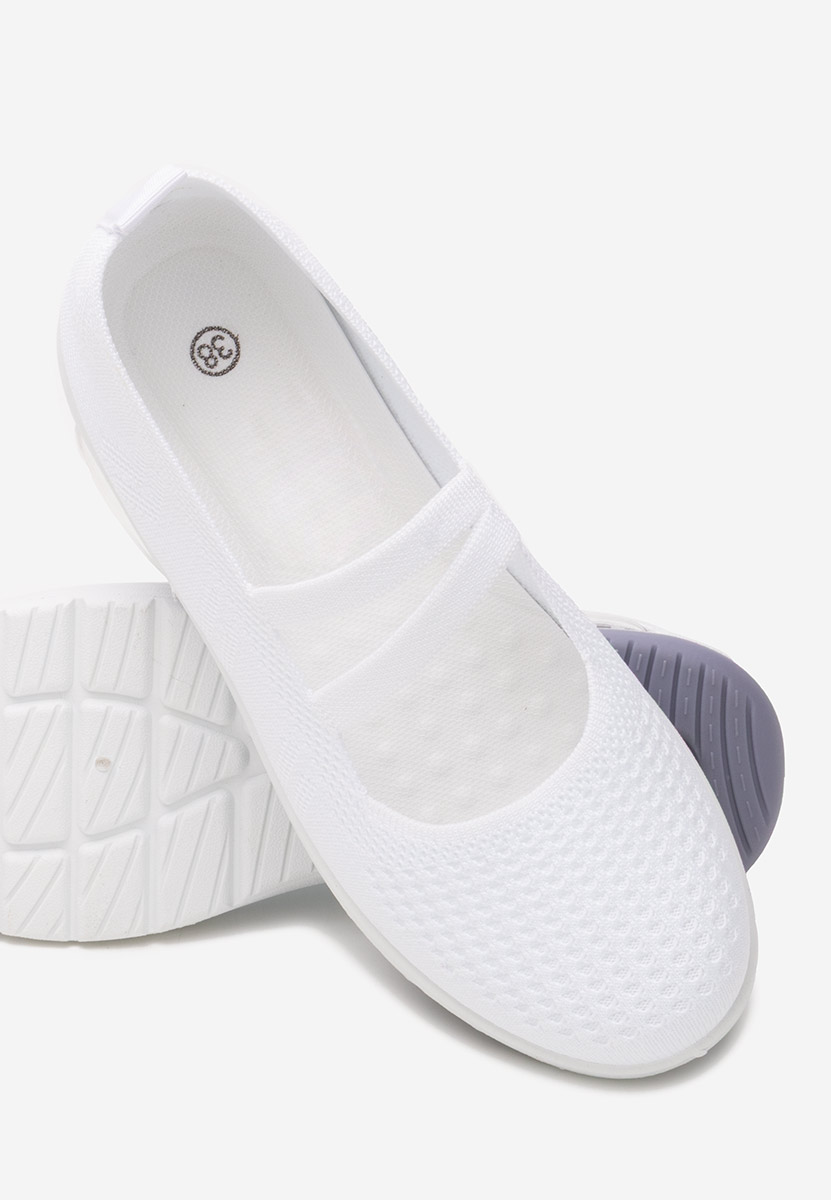 Białe półbuty damskie Madelyn