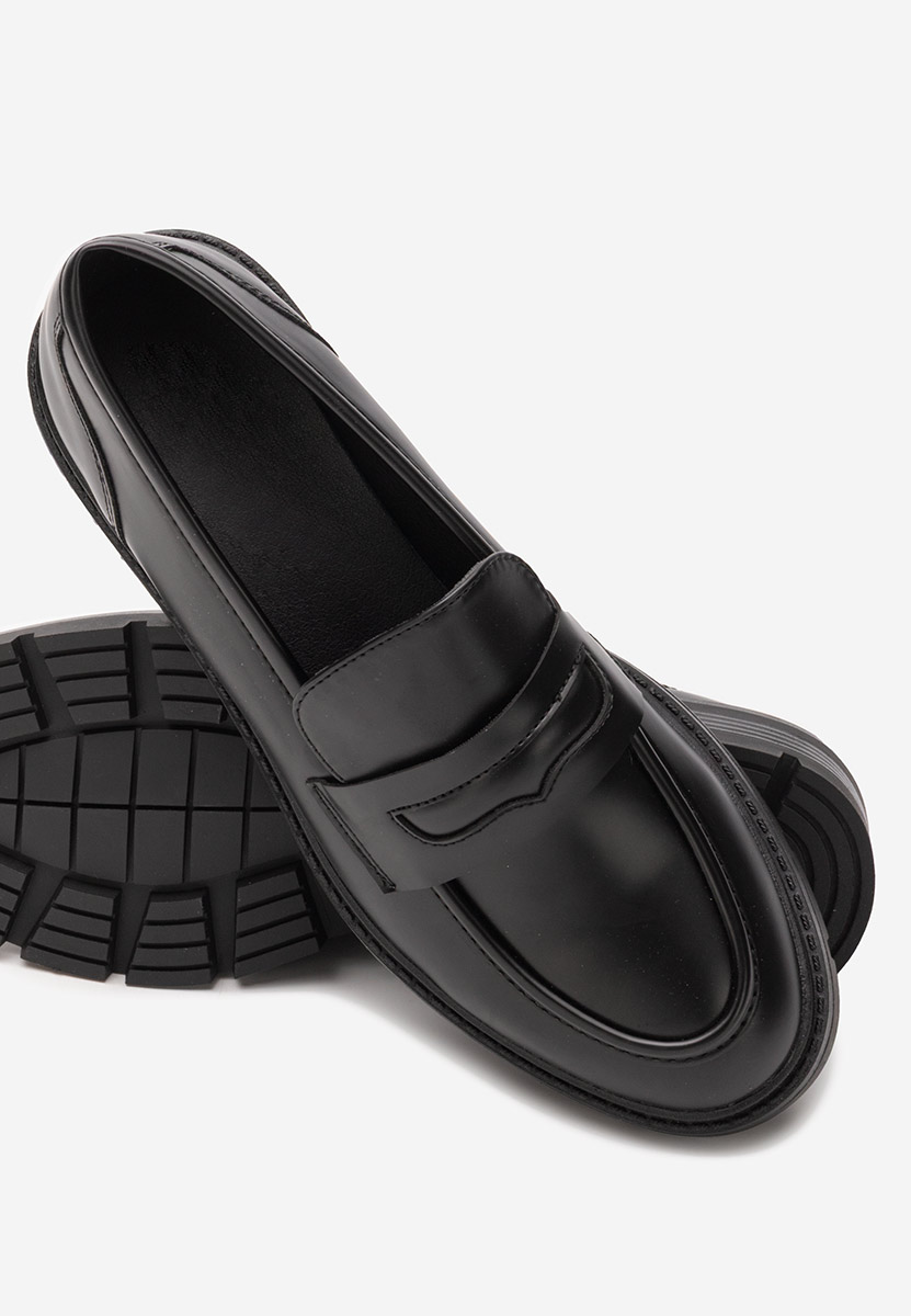 Czarne mokasyny damskie Maryana