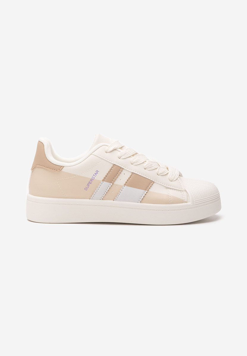 Beżowe sneakersy damskie Rebekah