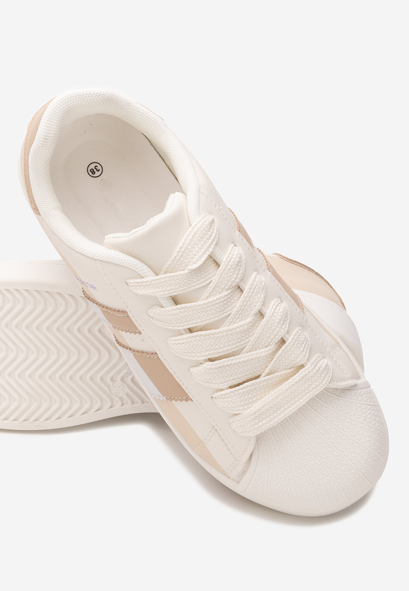 Beżowe sneakersy damskie Rebekah