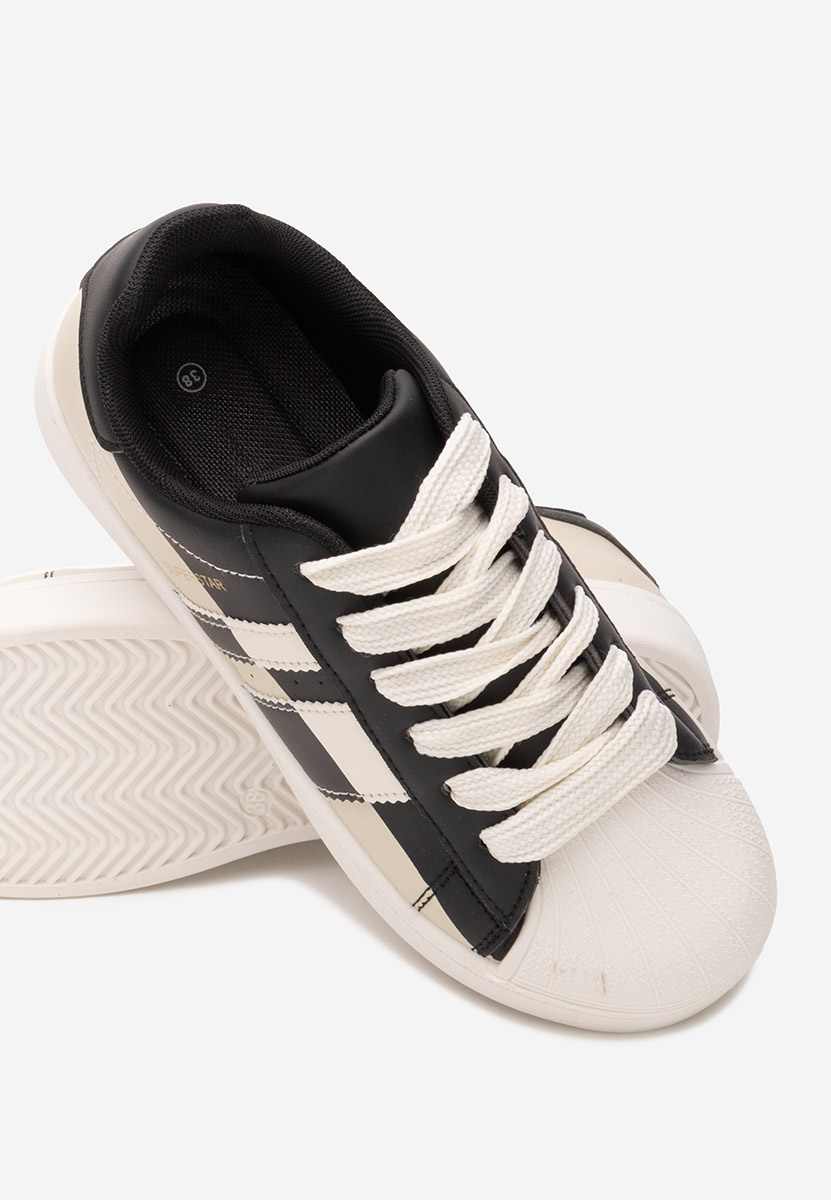 Czarne sneakersy damskie Rebekah