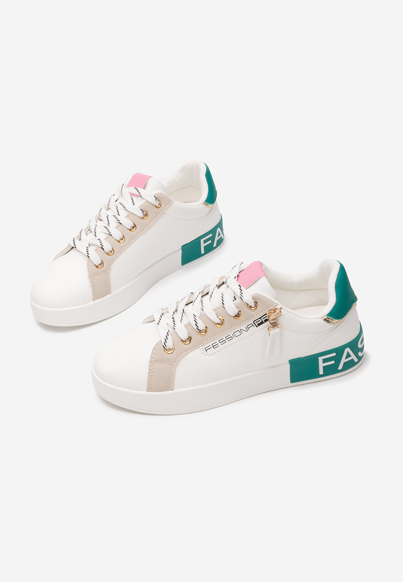 Zielone sneakersy damskie Corrina