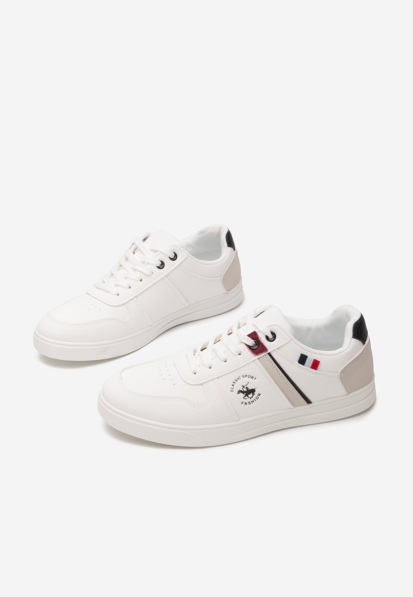 Białe sneakersy męskie Myke