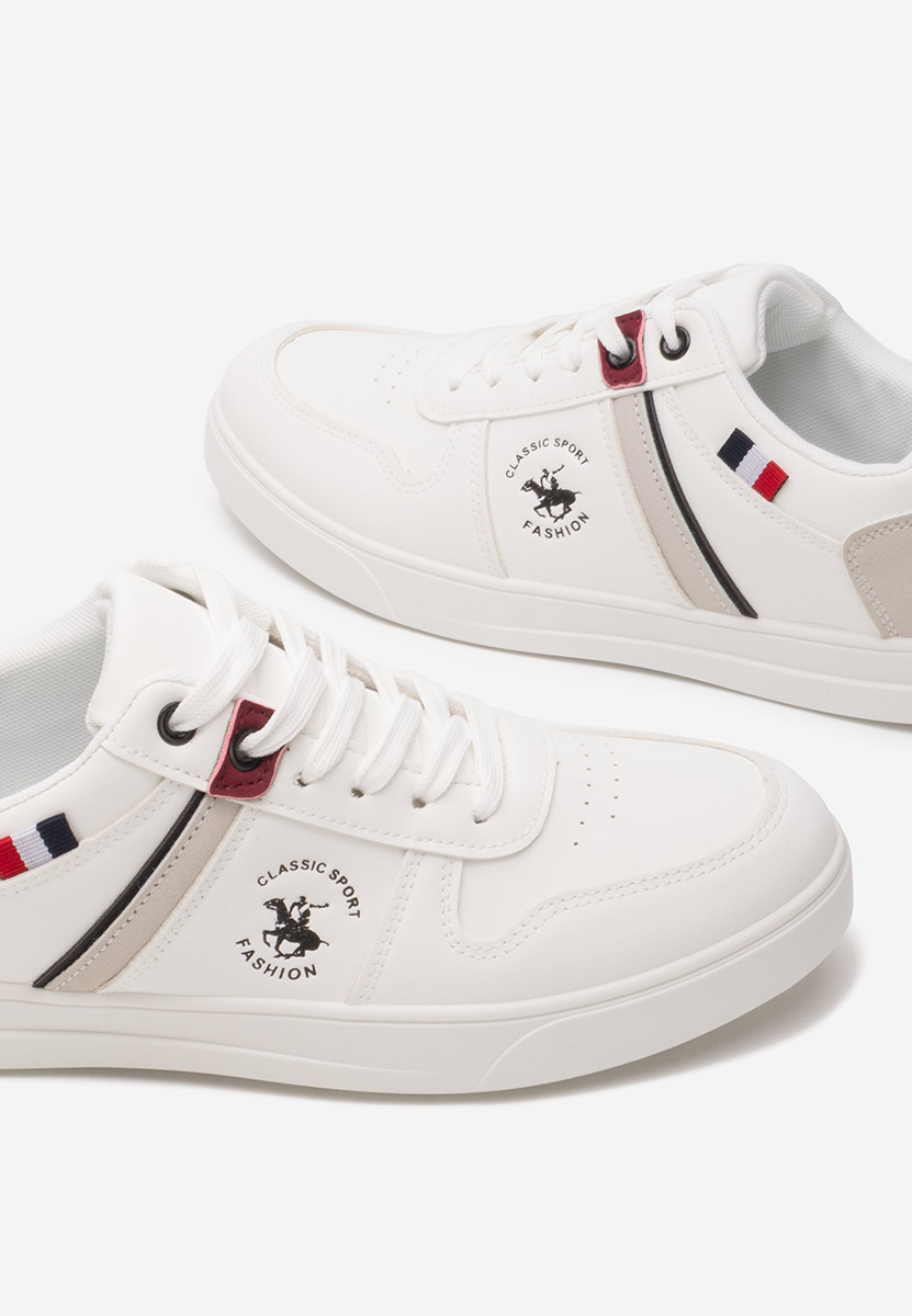Białe sneakersy męskie Myke
