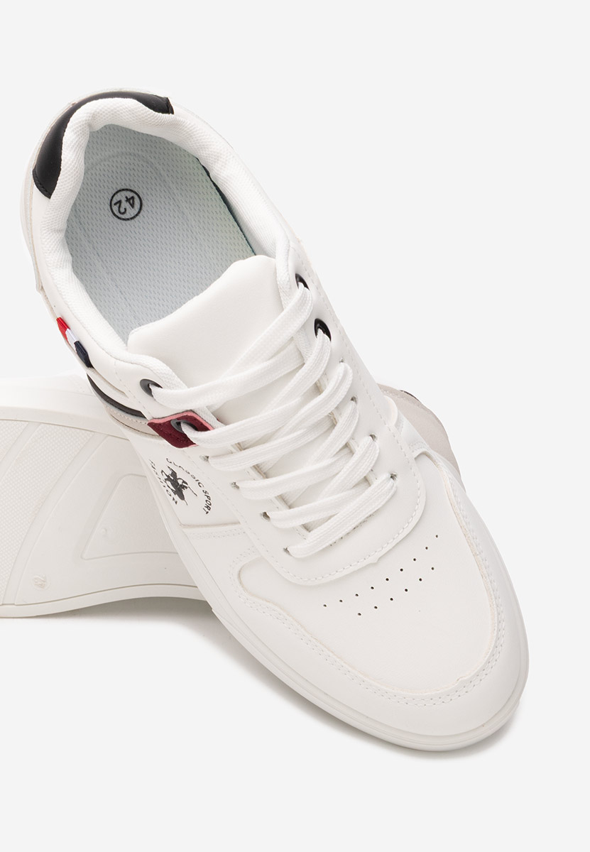 Białe sneakersy męskie Myke