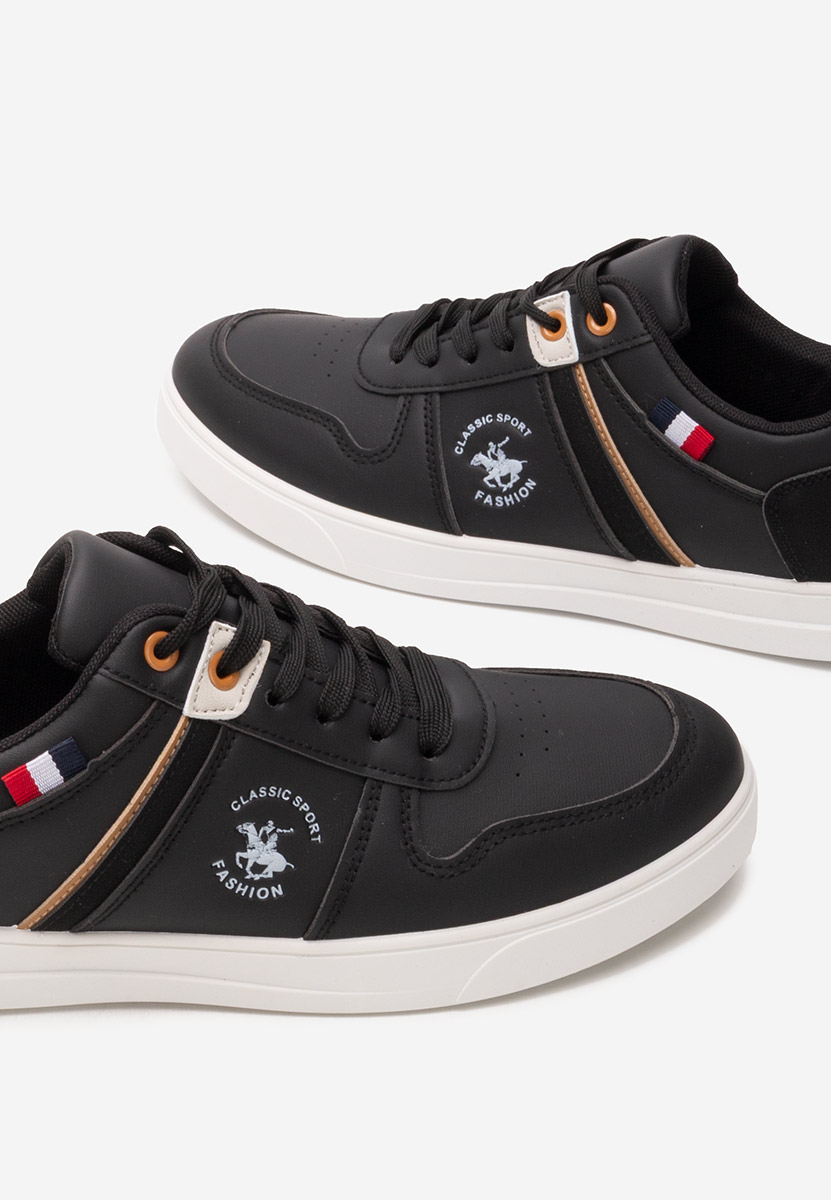 Czarne sneakersy męskie Myke