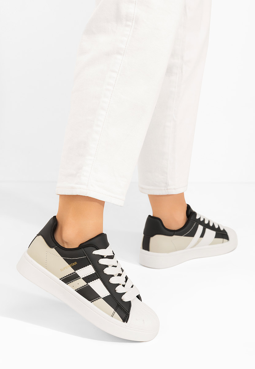 Czarne sneakersy damskie Rebekah