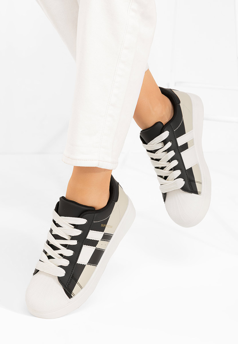 Czarne sneakersy damskie Rebekah