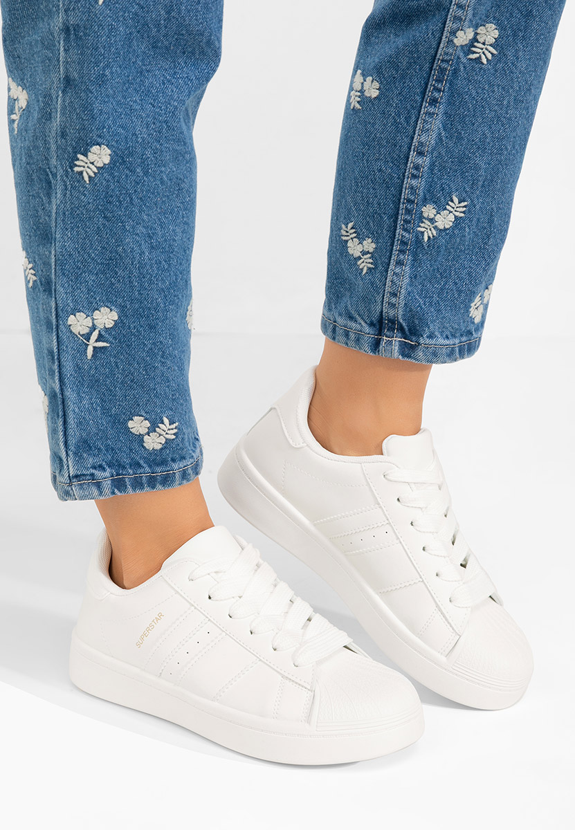 Białe sneakersy damskie Rebekah