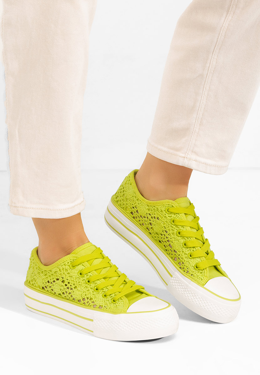 Zielone trampki damskie Mylanca