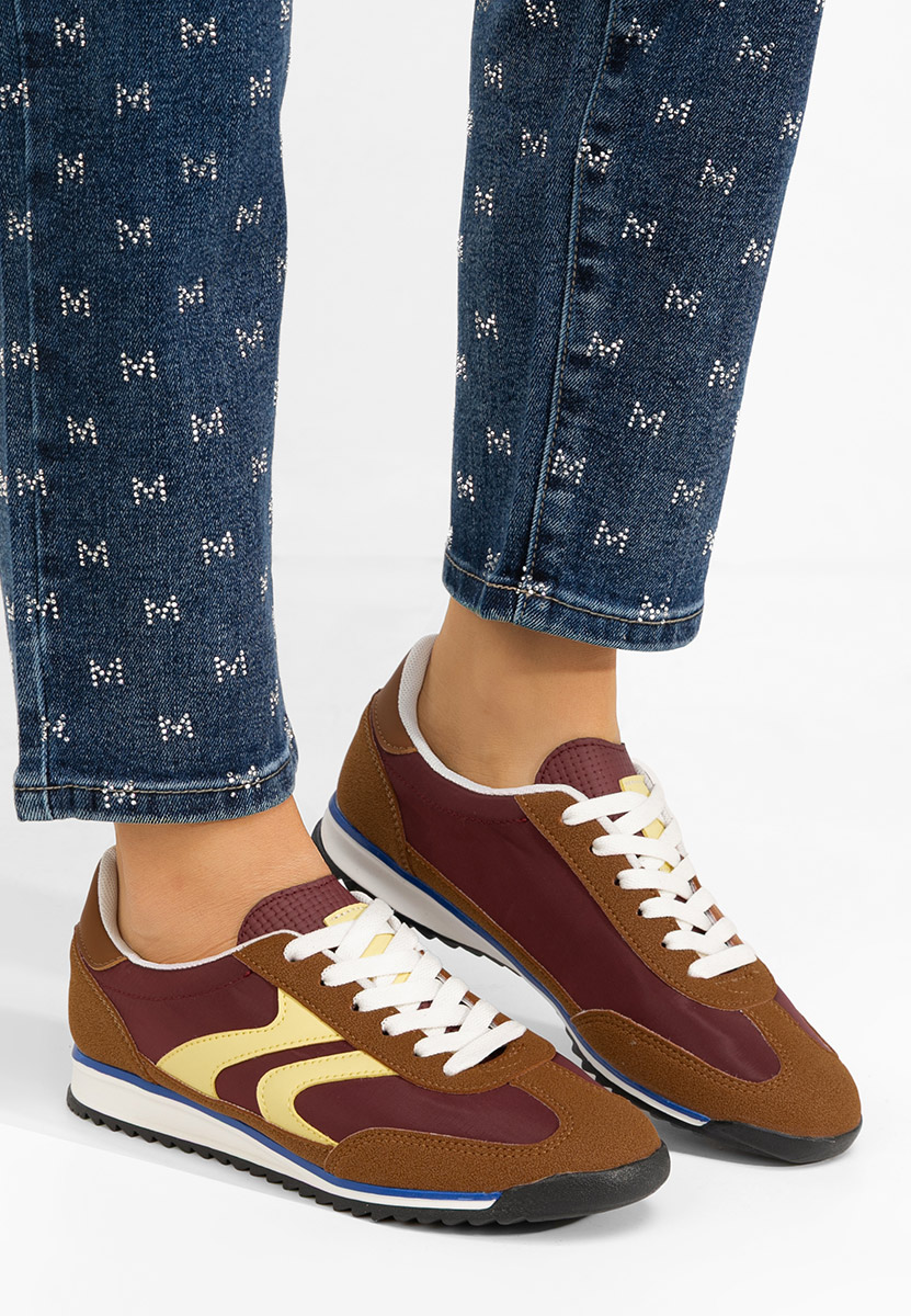 Brązowe sneakersy damskie Rytania