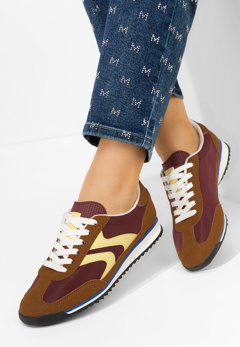 Brązowe sneakersy damskie Rytania
