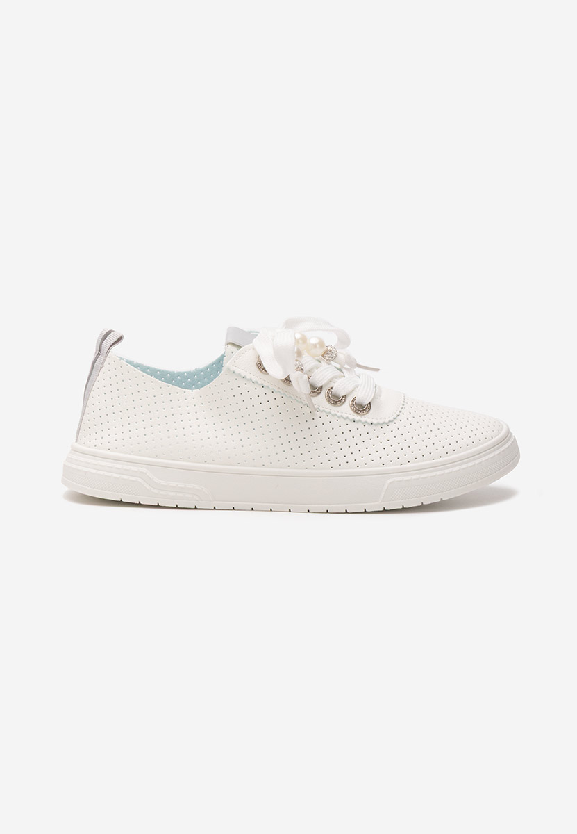 Srebrne sneakersy damskie Candysa