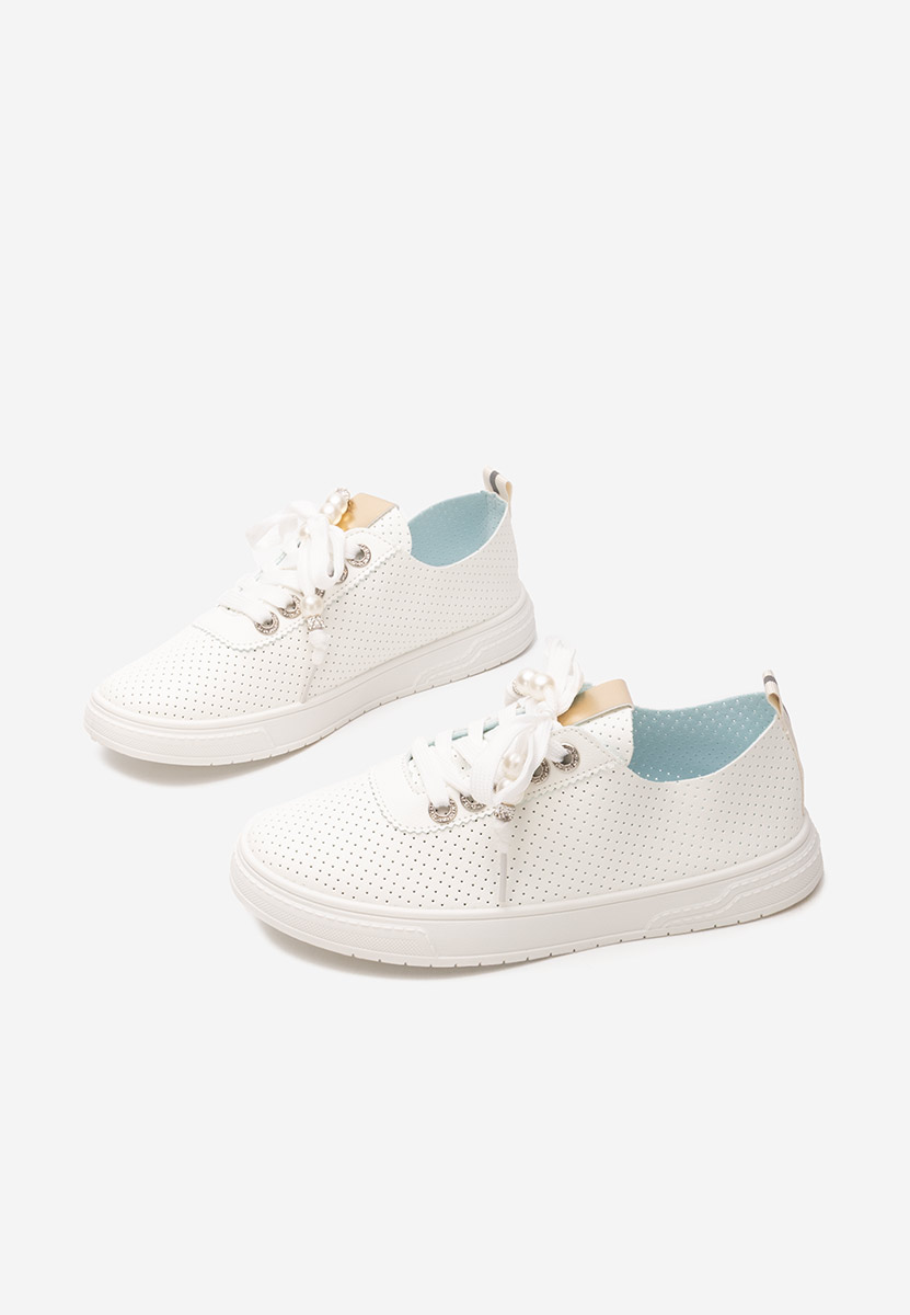 Białe sneakersy damskie Candysa V5