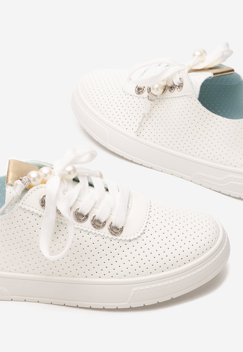 Białe sneakersy damskie Candysa V5