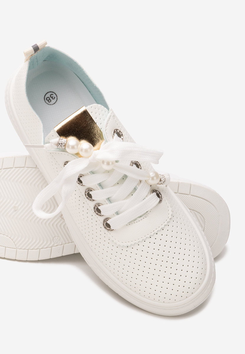 Białe sneakersy damskie Candysa V5