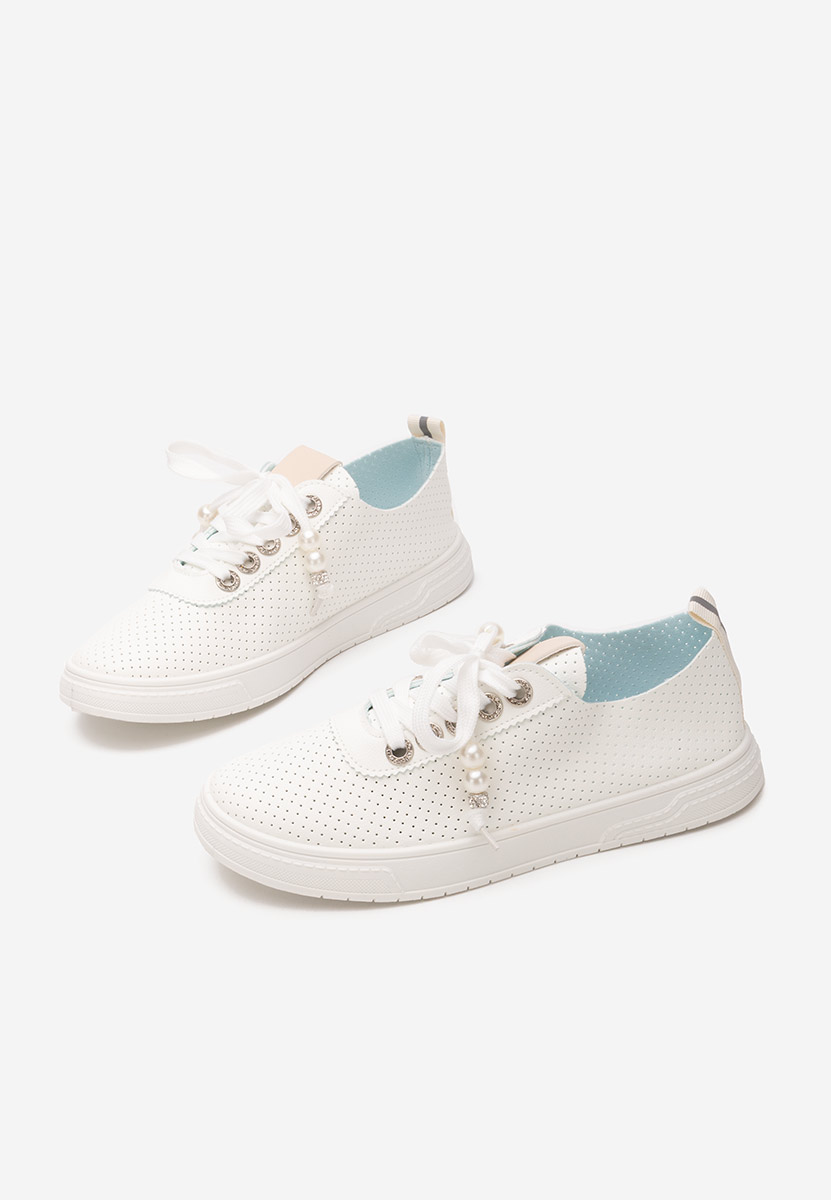 Beżowe sneakersy damskie Candysa V6