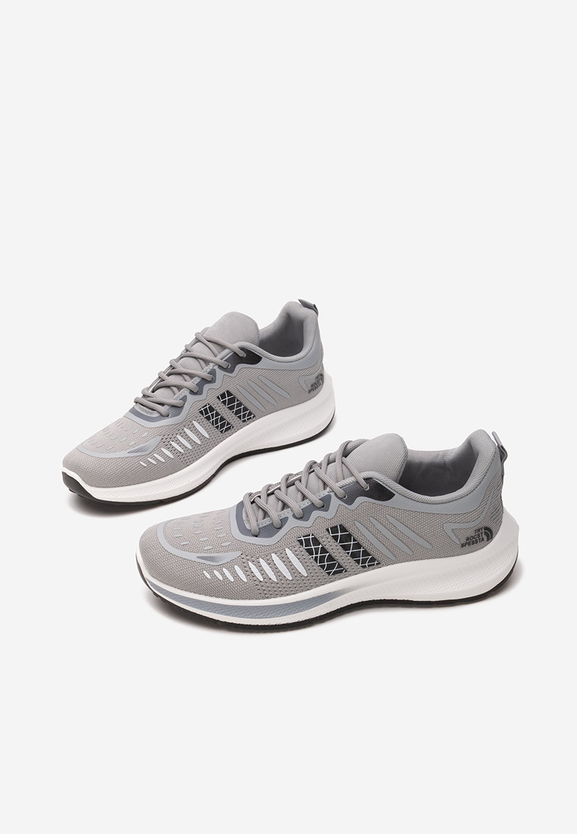 Szare sneakersy męskie Rodney