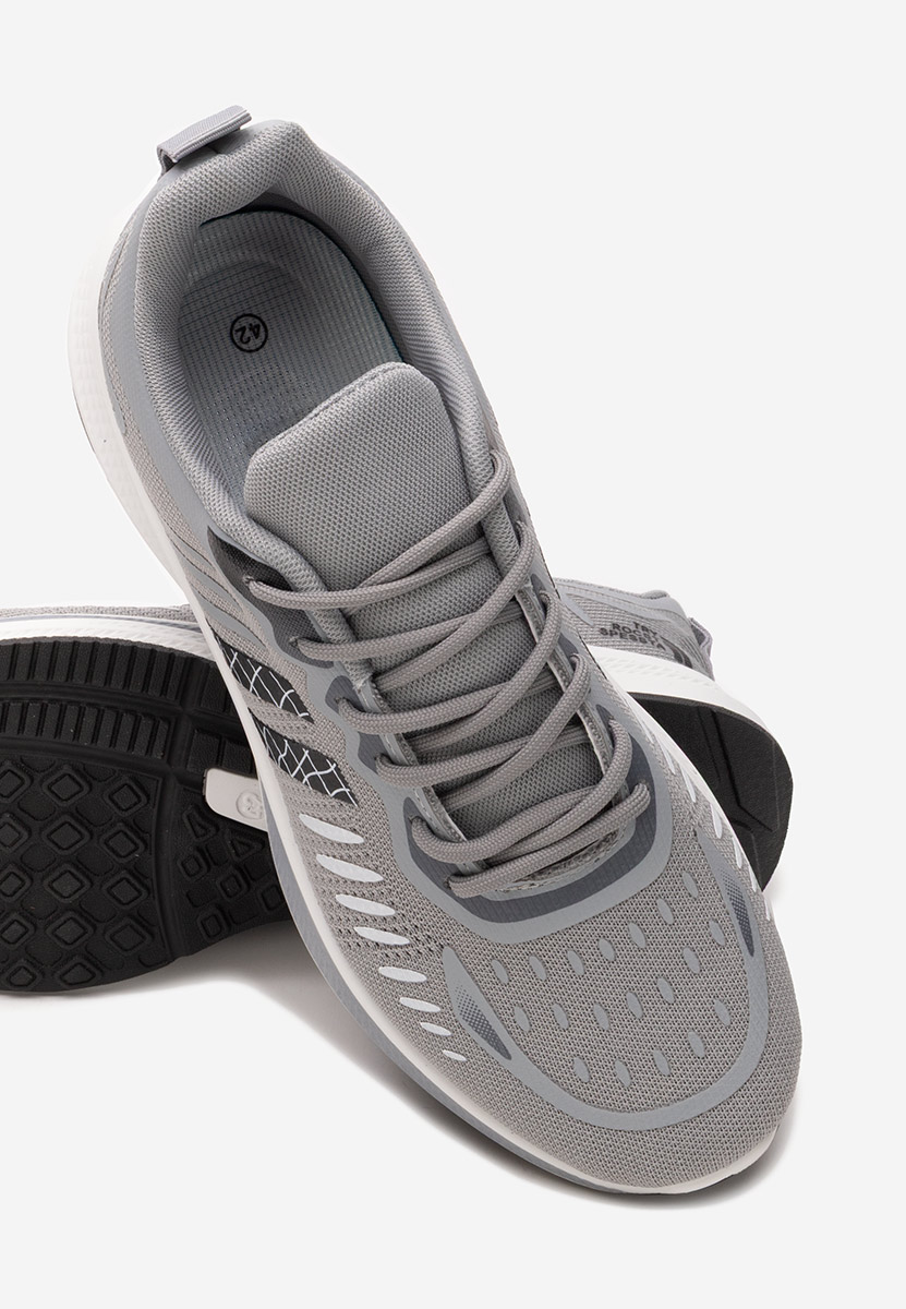 Szare sneakersy męskie Rodney