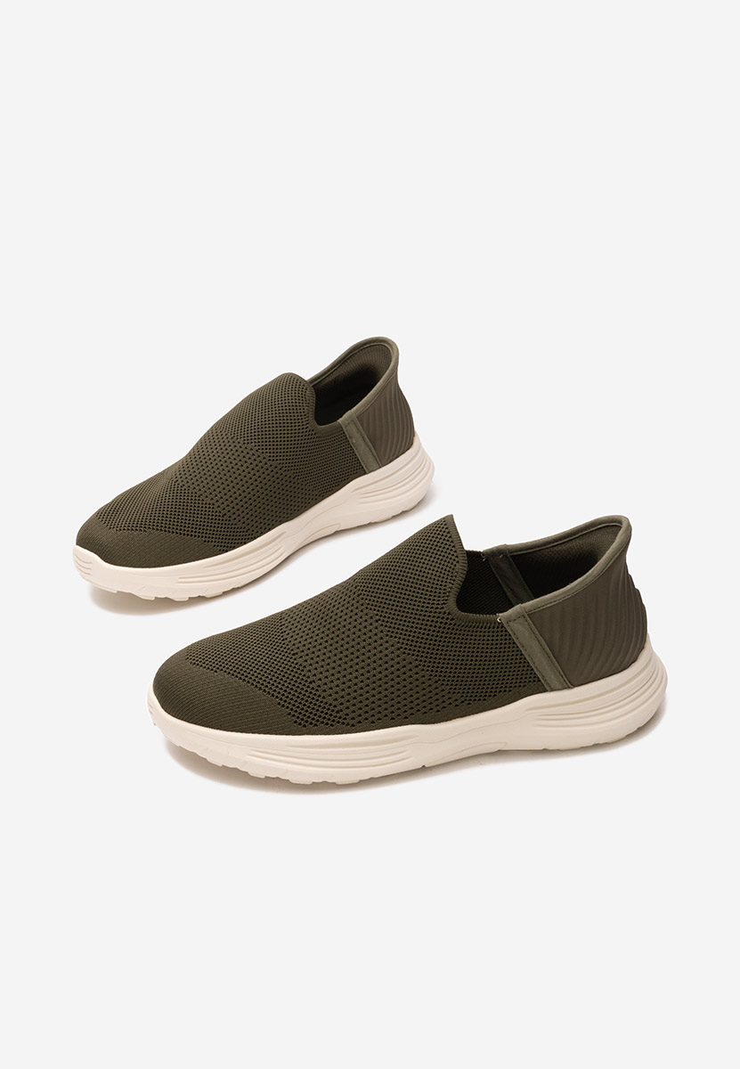 Khaki półbuty męskie Thano