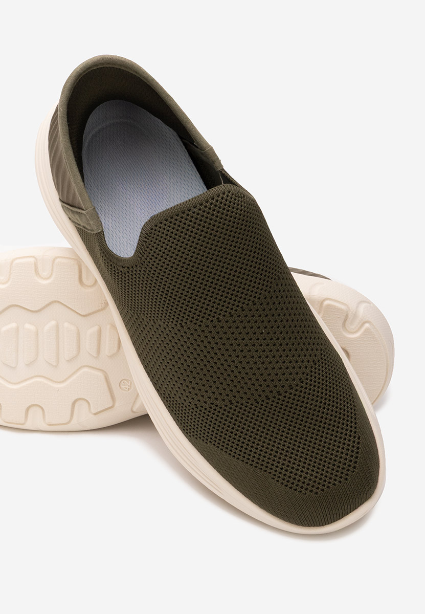 Khaki półbuty męskie Thano