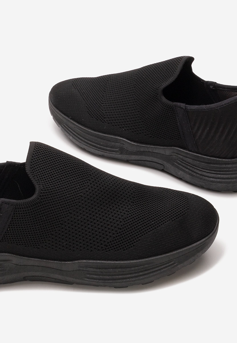 Czarne półbuty męskie Thano