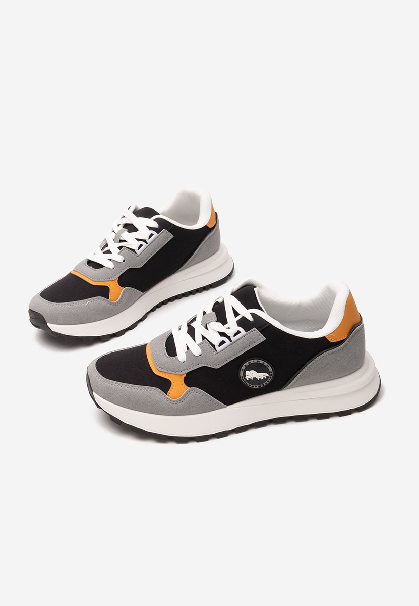 Czarne sneakersy męskie Hunter