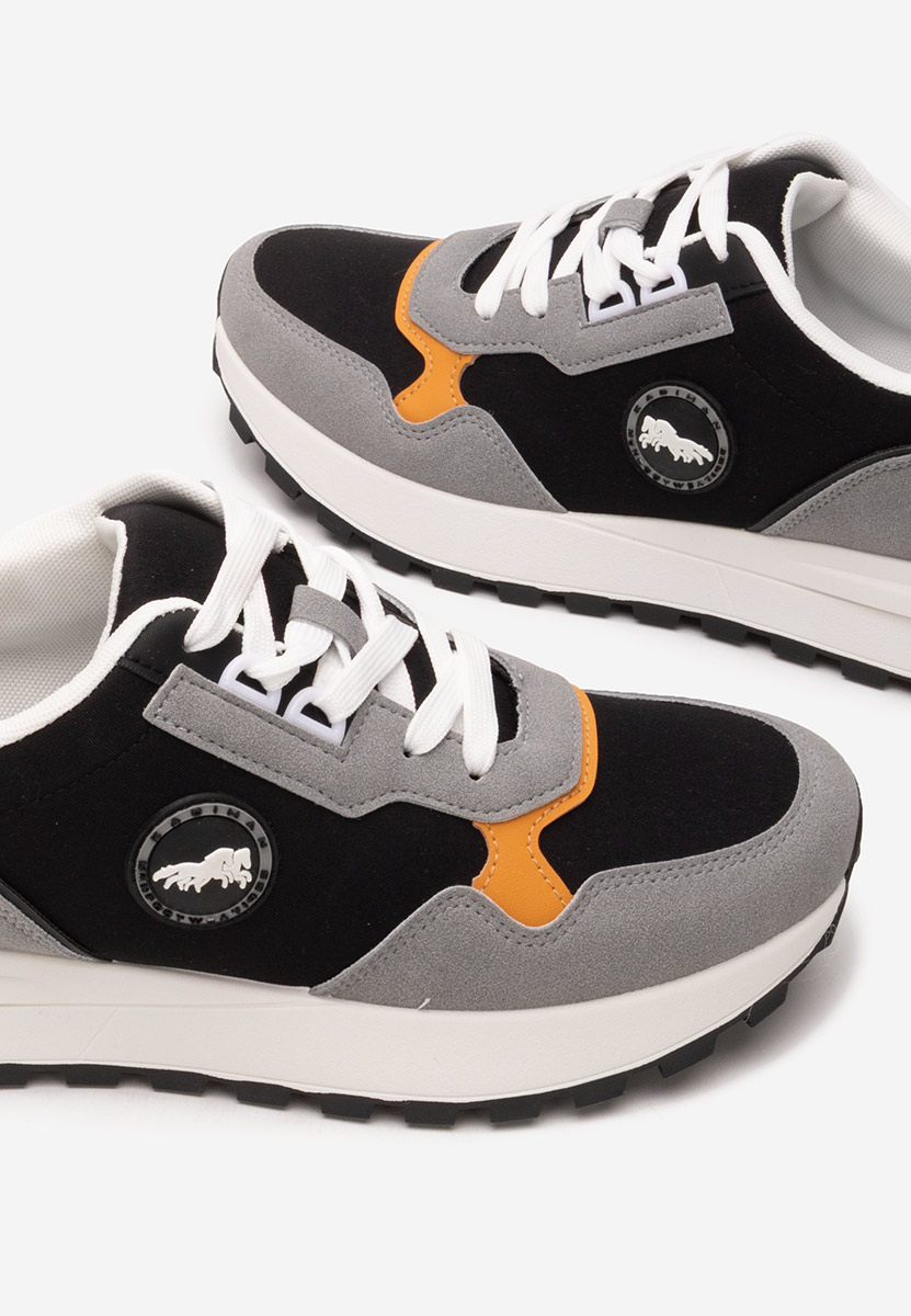 Czarne sneakersy męskie Hunter