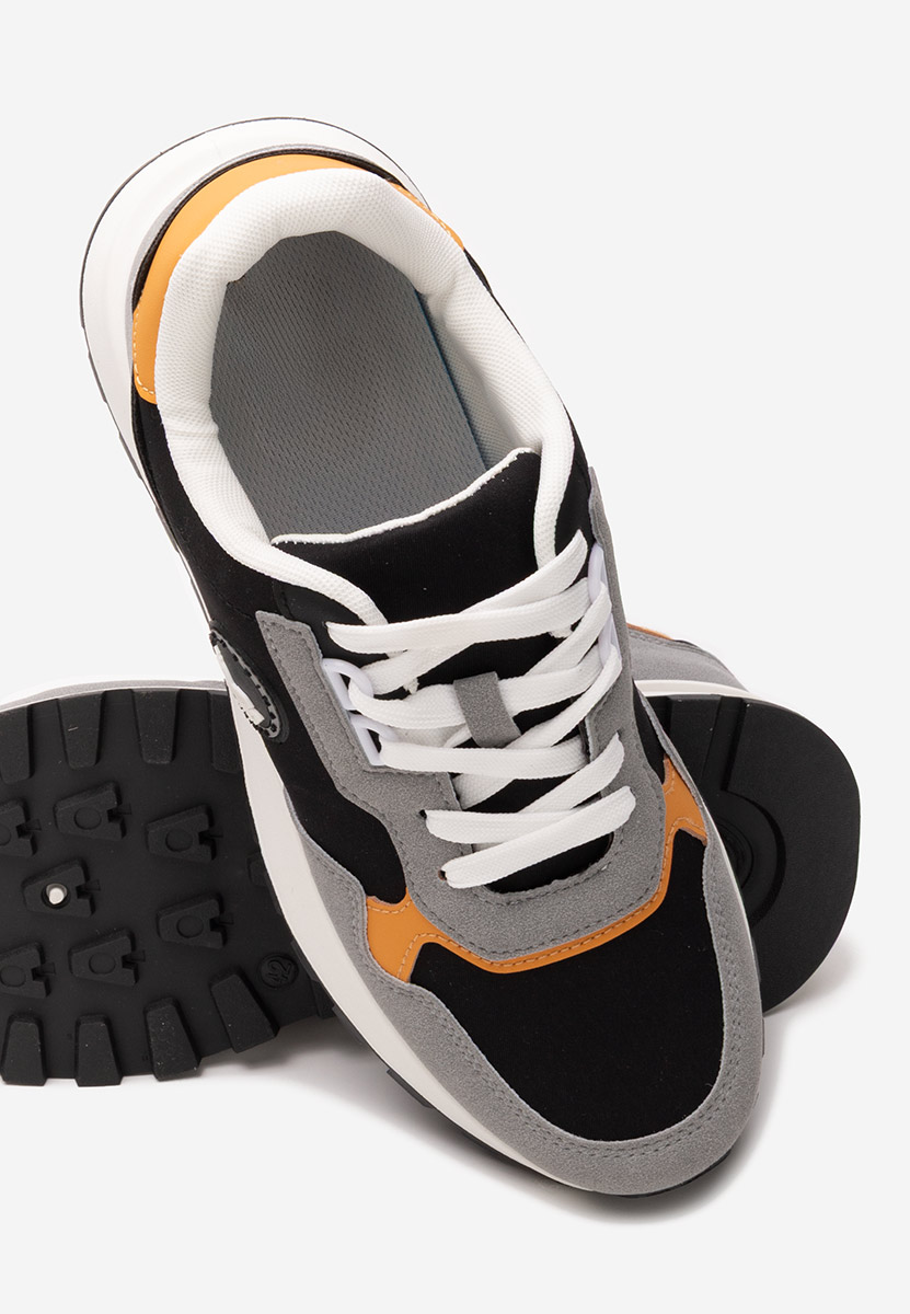 Czarne sneakersy męskie Hunter