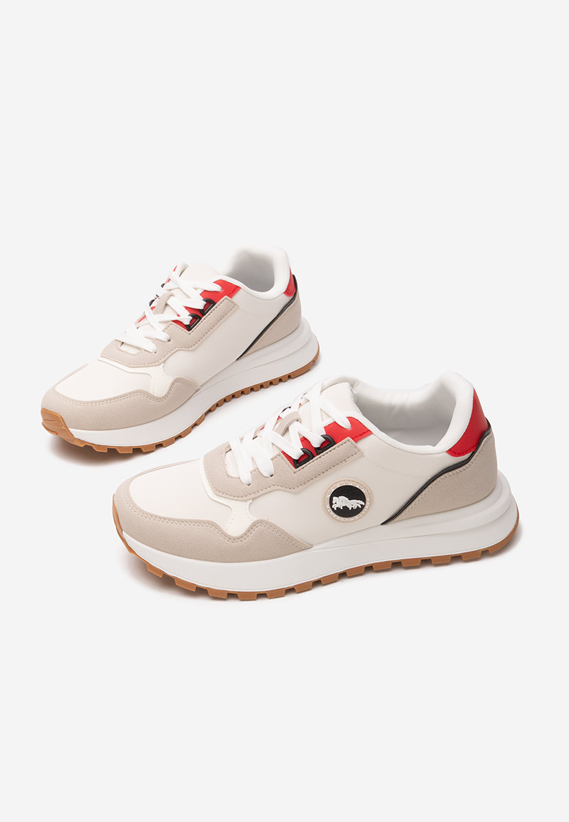 Beżowe sneakersy męskie Hunter