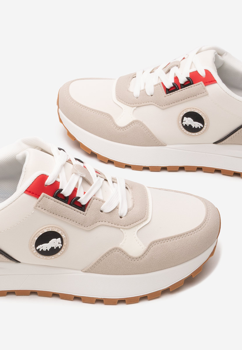 Beżowe sneakersy męskie Hunter