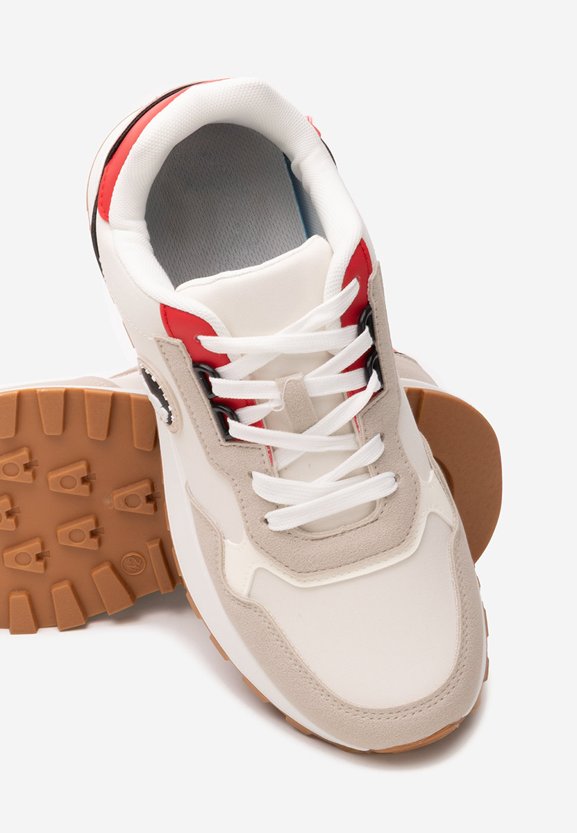 Beżowe sneakersy męskie Hunter