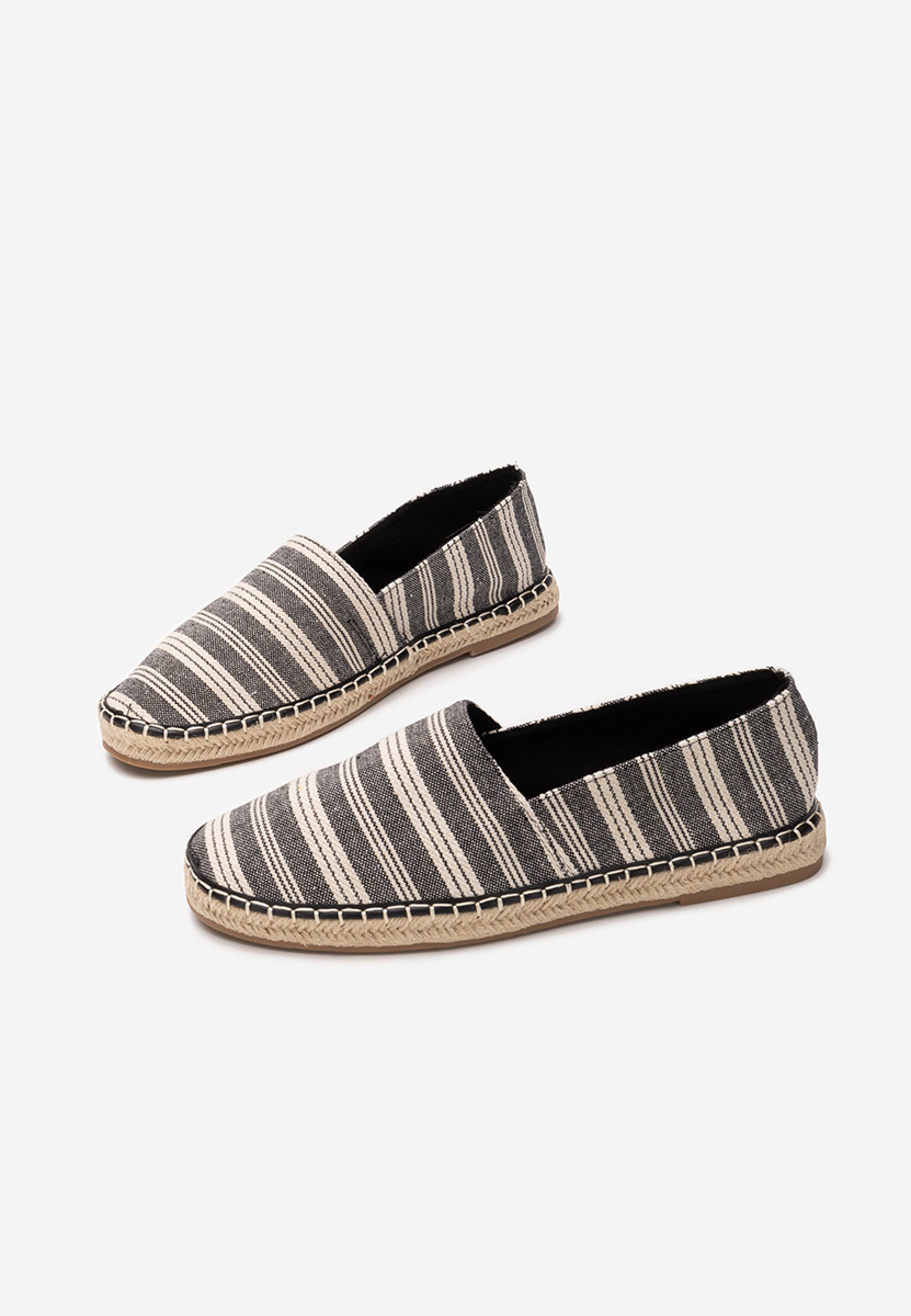 Czarne espadryle męskie Jonie