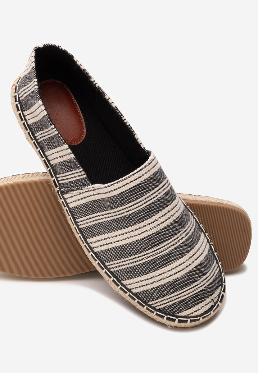 Czarne espadryle męskie Jonie